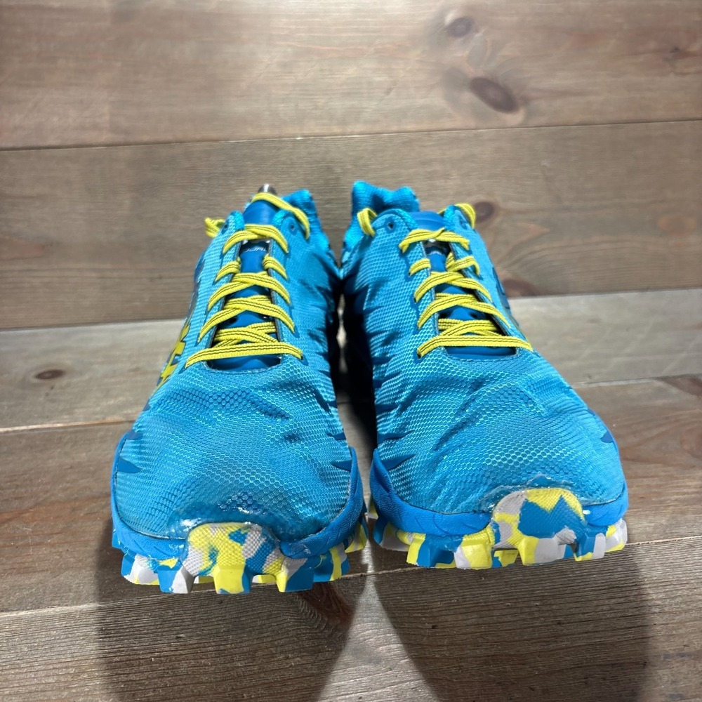 Hoka Evo Jawz Mens size 11.5 shoes Blue hiking Sole trail running shoes - Picture 4 of 9